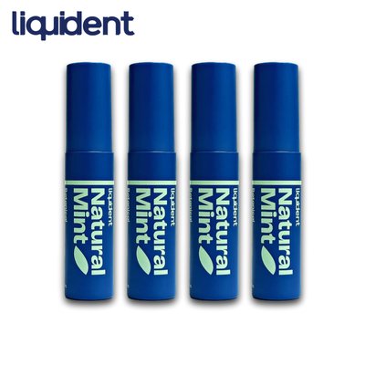 리퀴덴트 입냄새제거 무알콜 구강스프레이 구취제거 구강청결제 휴대용가글 10ml, 4개