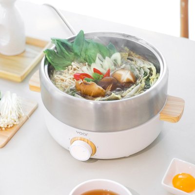 보아르 혼요 멀티쿠커 분리형 전기 샤브샤브 전골 냄비 만능 스마트 쿠커 그릴팬 핫플레이트