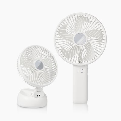프롬비 윈드스핀 빅팬 무선 폴더블 휴대용 선풍기 FB150 스노우화이트