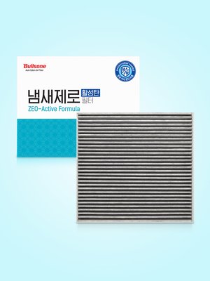 [2개입][호환] 불스원 냄새제로 항균 활성탄 자동차 차량용 에어컨필터 01