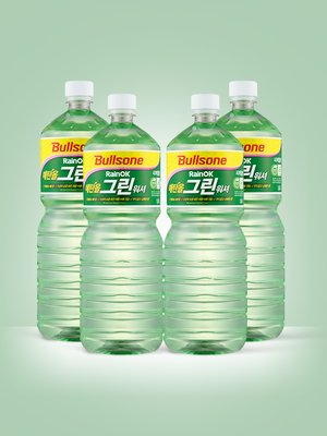 [불스원]레인OK 에탄올 그린 워셔액 1800ml 4개입