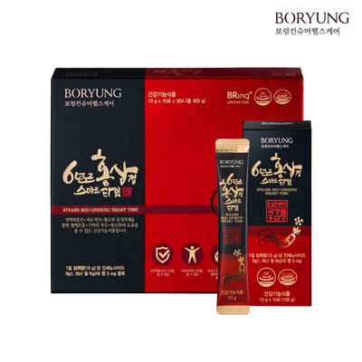 보령 6년근 홍삼정 스마트타임 홍삼진액 홍삼스틱 선물세트 30포, 1개