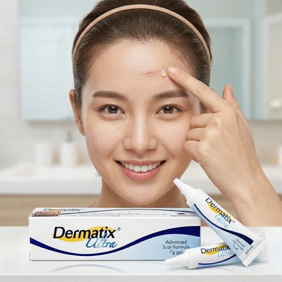 더마틱스울트라겔 7g 더마스틱 흉터 연고 수술실밥 제거 오래된 착색 켈로이드 제왕절개