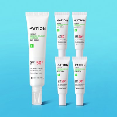 [본품 용량 증정] 파티온 노스카나인 트러블 컴포트 수분 선크림 40ml / SPF50+, PA++++  유기자차