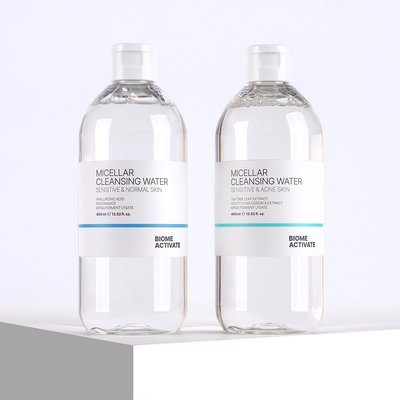 [바액] [2개] 미셀라 클렌징 워터 센시티브 [400ml] 강력세정 노워시 촉촉클렌징 트러블클렌징 미셀라워터 약산성