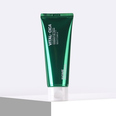 [바액] 바이탈 시카 오버나이트 젤 크림 [100ml] 슬리핑마스크 시카 수분장벽 피부진정 꿀잠피부 생기충전