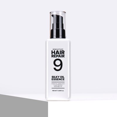 [바액] 헤어리페어9 실키오일에센스 [100ml] 극손상모 단백질코팅 윤기코팅 엉킴방지 아미노산 아르간커넬오일