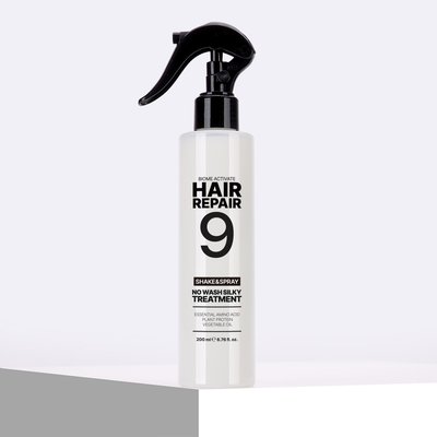 [바액] 헤어리페어9 노워시 실키 트리트먼트 [200ml] 수분충전 엉킴없이 정전기방지 수분미스트 딥모이스처 극손상모개선 단백질미스트