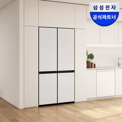 삼성 비스포크 AI 냉장고 4도어 640L 키친핏Max RM70F63R2A 코타화이트