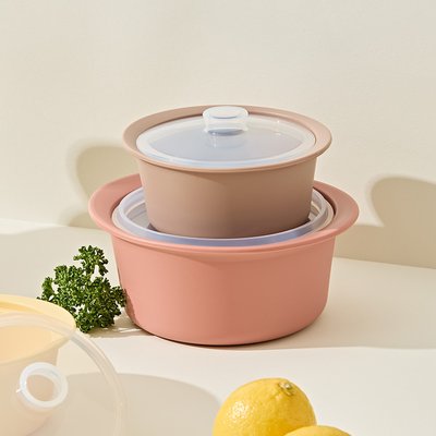 퍼기 대용량 이유식찜기 전자레인지 실리콘 용기