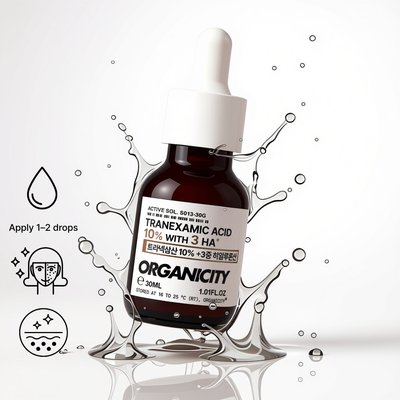 오가니시티 트라넥삼산 원액 기미세럼 10퍼센트, 30ml, 2개