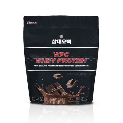 삼대오백 WPC 단백질 보충제 쉐이크 웨이 프로틴 초코, 1kg, 1개