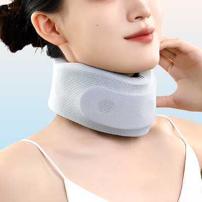 일상용 목보호대 일자 거북 목 경추 보호대 지지대 통기성과 착용감 좋은 깁스 M
