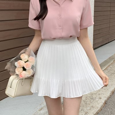 A라인 플리츠 미니 스커트 sk6481