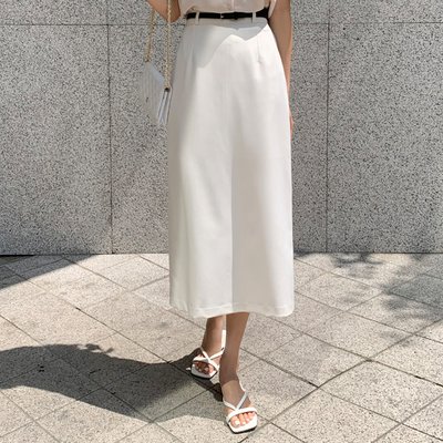 H라인 롱 벨트 세트 스커트 sk6482