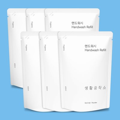 핸드워시 리필 손세정제 리필 6개
