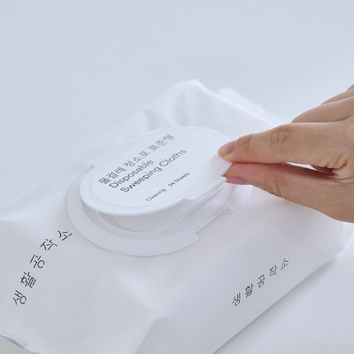 생활공작소 물걸레청소포 베이킹소다물티슈 청소물티슈 24매 5개