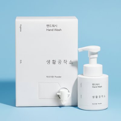 핸드워시 대용량 리필 3L 파우더향 친환경 패키지