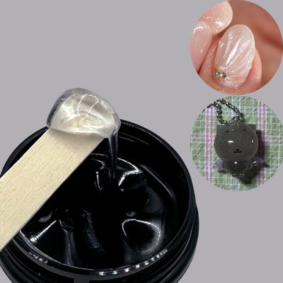 투명 UV 클레이 30g 투명 레진 점토 네일 아트 엠보젤 뉘앙스젤 쪼물젤 말랑젤