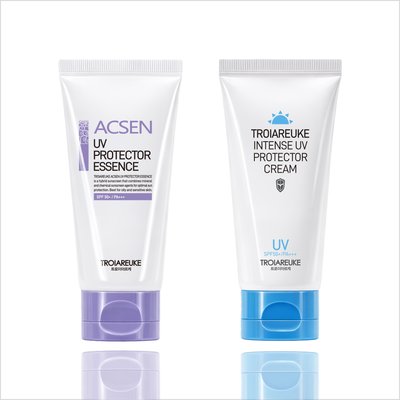 1+1  트로이아르케 선에센스 선크림 예민피부 선케어 저자극 UV 선크림 50ml SPF 50+ PA+++