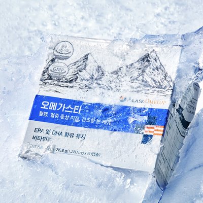 [2개월분] 오메가스타 알래스카 오메가3 rTG 비린내없는 장용성캡슐 60캡슐, 1개