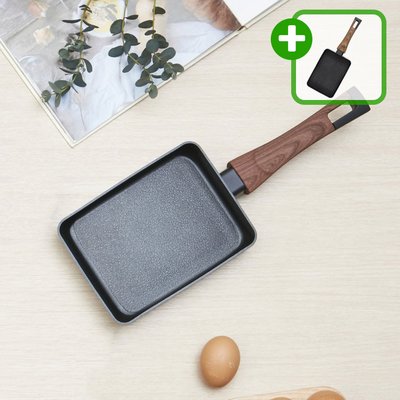 1+1 실바트 까리노 고농축 인덕션 사각 프라이팬 18cm 에그 계란말이 계란프라이팬