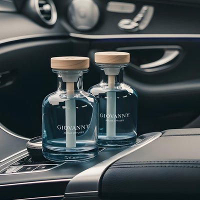 [1+1]지오바니 차량용 방향제 자동차 디퓨저 150ml, 블랙체리