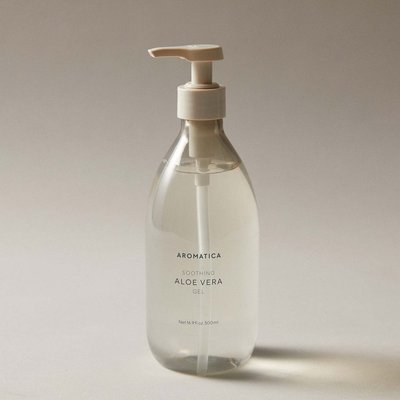 아로마티카 수딩 알로에 베라 젤 500ML 비건 알로에 진정 수분 쿨링젤 대용량 알로에수딩젤