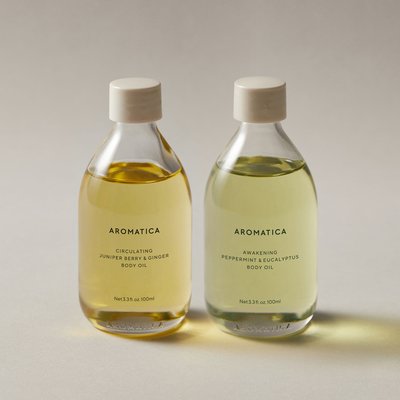 아로마티카 바디오일 100ML 2종 세트 바디케어 마사지오일