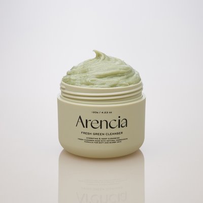 블랙헤드 모공 팩 클렌징 팩투폼 아렌시아 프레시 그린 떡솝 클렌저 120ml, 1개