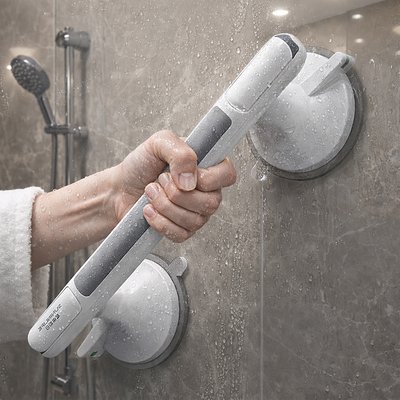 흡착식 압축 손잡이 욕실 화장실 무타공 변기 안전손잡이 일반형