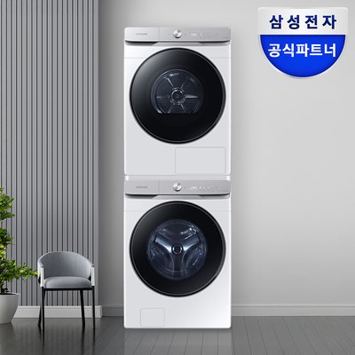 삼성 AI 세탁기 건조기 21+21kg WF21DG6650BW2T 1등급