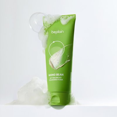 대용량 비플레인 녹두 약산성 클렌징폼 160ml, 1개