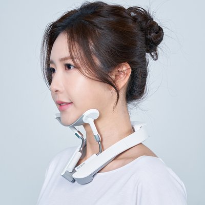 국산특허 지지넥 목견인기 목 보호대 교정기 거북목 디스크 통증 치료 경추 보조기 가정용