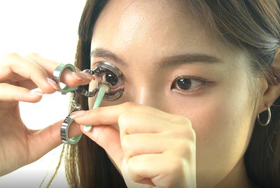 세계 최초 LensFree 아이오프너 초보도 실패 없는 콘택트렌즈 끼는 도구[아연합금세트]