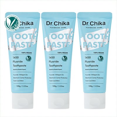 닥터치카 고불소 불소치약 1450함유 충치예방 안전한 자연유래성분 100g, 3개