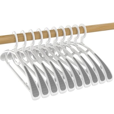 올지 올인원 회전 어깨뿔방지 옷걸이 화이트, 20개