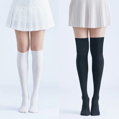여성 골프스타킹 투톤 레깅스 보정 냉감 자외선차단 언더 니삭스  논슬립