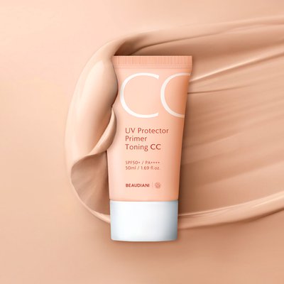 뷰디아니 톤업 씨씨크림 자외선차단 물광 촉촉한 파데프리 프라이머 SPF 50+