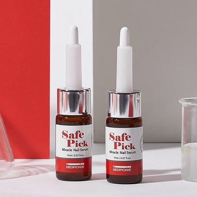 손발톱영양제 메디픽미 세이프픽 미라클 네일세럼 문제성 발톱 강화제 17ml, 2개