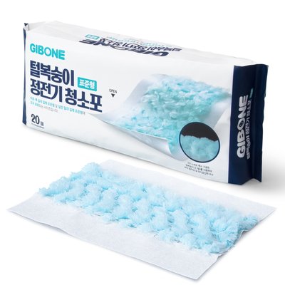 털복숭이 정전기 청소포 표준형 20매 5팩