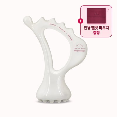 비바 올인원 세라믹 하프 괄사 마사지기 얼굴 바디 림프+전용파우치