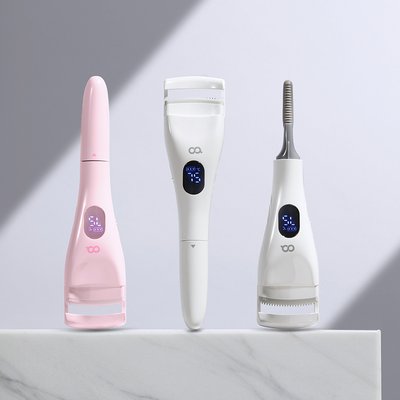 오아 듀얼 히팅 뷰러 속눈썹 고데기 휴대용 USB 온열 고대기