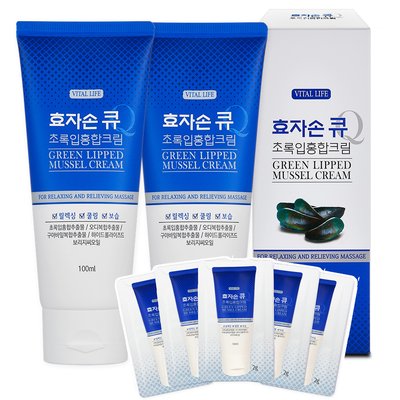 벤스랩 효자손큐 초록입홍합 크림 100ml 1+1(총200ml) 체험분 10ml 제공