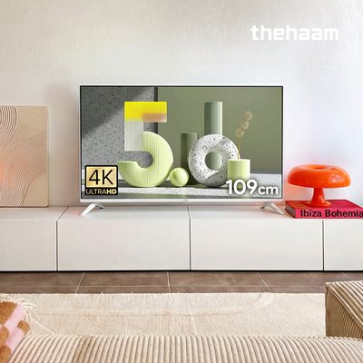 스마트티비 구글5.0 109cm(43인치)TV, 4K UHD, 더함 CHiQ 기본스탠드 전문기사설치