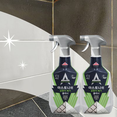 아스토니쉬 곰.팡.이 제거제 750ml+750ml 결로 벽지 벽 욕실 베란다 화장실 창틀 줄눈 실리콘
