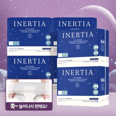 [4700만장 완판템] [6팩] 이너시아 더 프리즘 입는 오버나이트 8p
