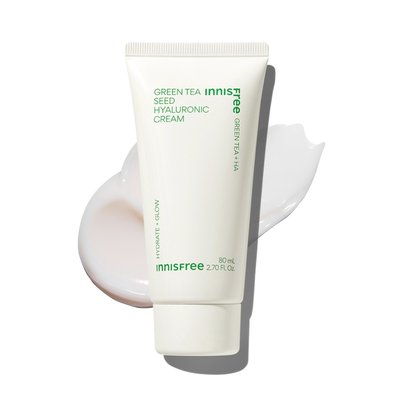 이니스프리 그린티 씨드 히알루론산 수분크림 / 진정 보습 속건조 화잘먹 80ml, 1개