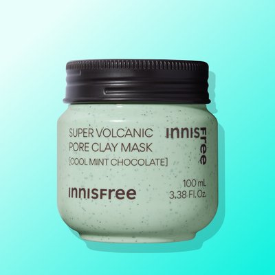 이니스프리 수퍼 화산송이 모공 마스크 100mL [쿨 민트 초콜릿]