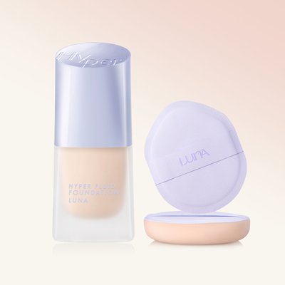 루나 하이퍼 플루이드 파운데이션 17ml (SPF30 PA++) (+소프트 포뮬라 뉴트럴 미니)